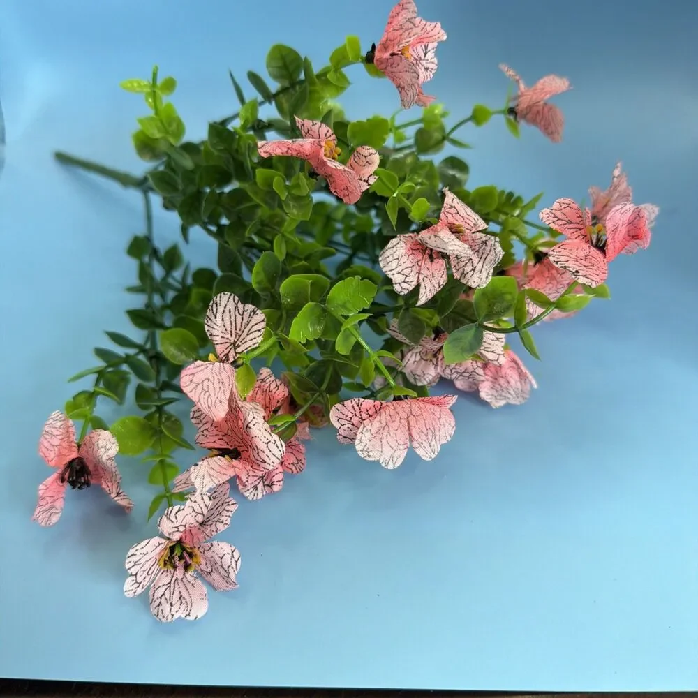 Artificial Flowers for Outdoors UV Resistant Fake Plants 6 Colors Included In $